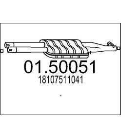 Mittelschalldämpfer 01.50051