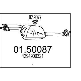 Mittelschalldämpfer 01.50087
