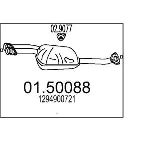 Mittelschalldämpfer 01.50088