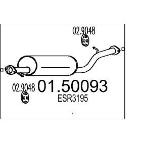 Acquista Silenziatore centrale da MTS online per Range Rover II (P38A) a prezzi moderati