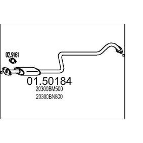 Compre Silenciador central de MTS online para Almera II Sedan (N16) a preços moderados