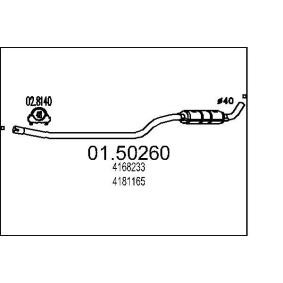 Mittelschalldämpfer 01.50260