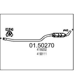 Mittelschalldämpfer 01.50270