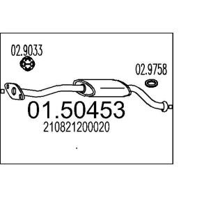 Mittelschalldämpfer 01.50453