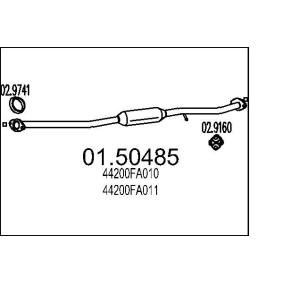 Mittelschalldämpfer 01.50485