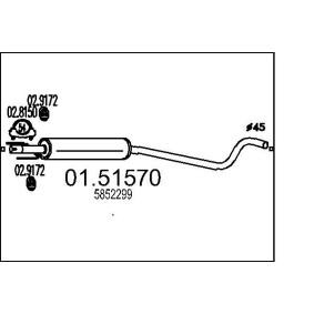 Mittelschalldämpfer 01.51570