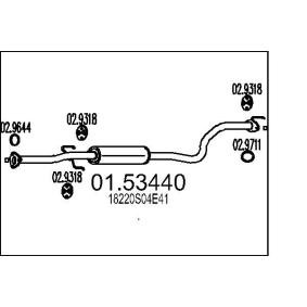 Mittelschalldämpfer 01.53440