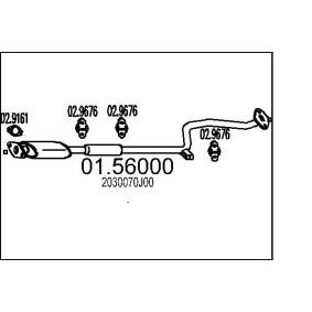 Mittelschalldämpfer 01.56000