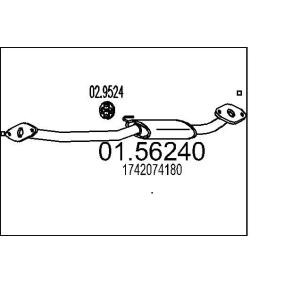 Mittelschalldämpfer 01.56240