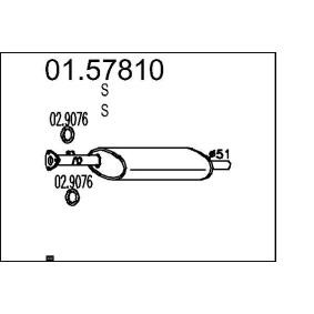 Mittelschalldämpfer 01.57810