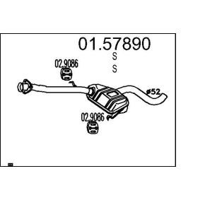 Mittelschalldämpfer 01.57890