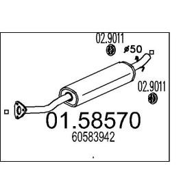 Mittelschalldämpfer 01.58570