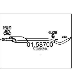 Acquista Marmitta centrale da MTS 01.58700 a buon mercato per soli 46,25 €