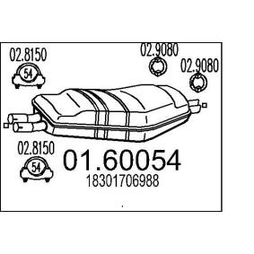 Acquista Marmitta da MTS 01.60054 a buon mercato per soli 960,32 €