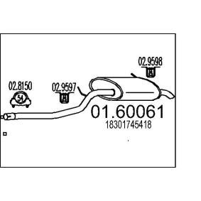 Acquista Marmitta da MTS 01.60061 a buon mercato per soli 960,32 €