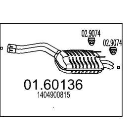 Endschalldämpfer 01.60136