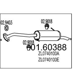 Endschalldämpfer 01.60388