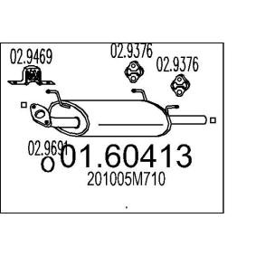 Endschalldämpfer 01.60413