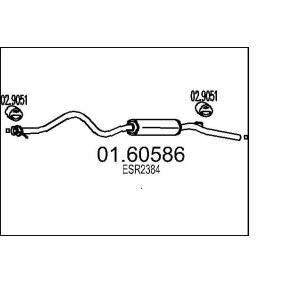 Endschalldämpfer 01.60586 für LAND ROVER