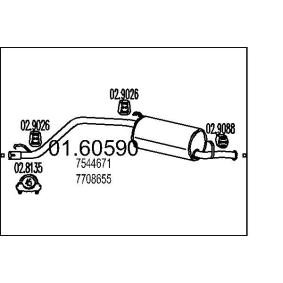 Endschalldämpfer 01.60590