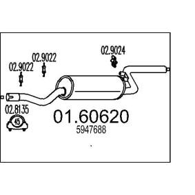 Endschalldämpfer 01.60620