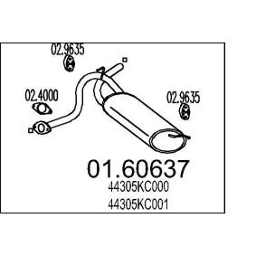 Endschalldämpfer 01.60637