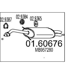 MITSUBISHI Endschalldämpfer von MTS