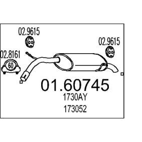 Endschalldämpfer 01.60745