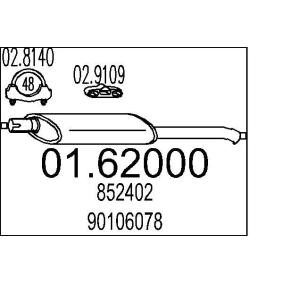 Endschalldämpfer 01.62000