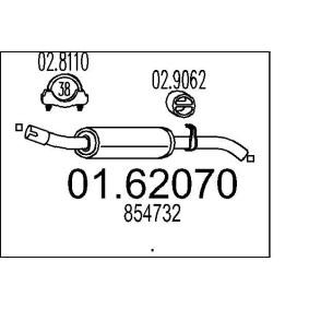 Endschalldämpfer 01.62070