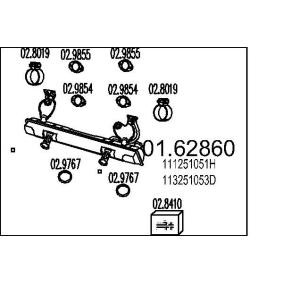 Endschalldämpfer 01.62860 VOLKSWAGEN KAEFER von MTS