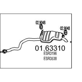 Endschalldämpfer 01.63310 für LAND ROVER
