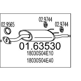 Endschalldämpfer 01.63530