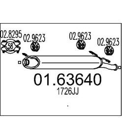 Endschalldämpfer 01.63640