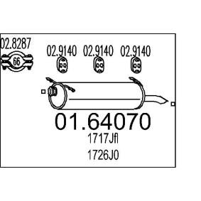 Endschalldämpfer 01.64070