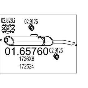 Endschalldämpfer 01.65760