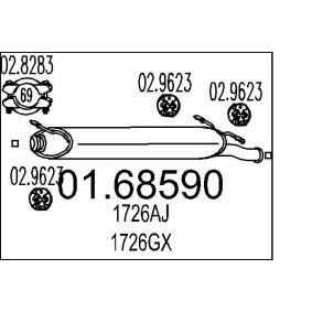 Endschalldämpfer 01.68590