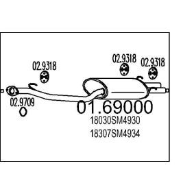 Endschalldämpfer 01.69000
