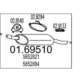Endschalldämpfer 01.69510