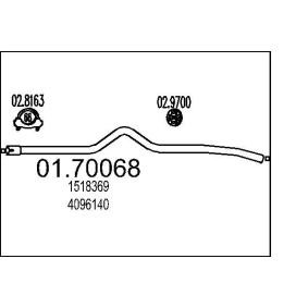 Abgasrohr 01.70068