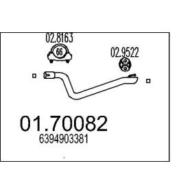Abgasrohr 01.70082
