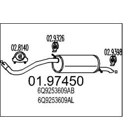 Endschalldämpfer 01.97450