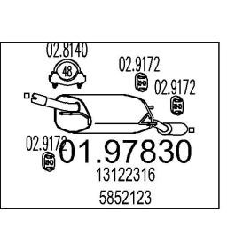 Endschalldämpfer 01.97830