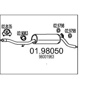 Endschalldämpfer 01.98050
