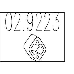 Köp Gummibuffert, ljuddämopare av MTS 02.9223 till det låga priset 11595,68 kr