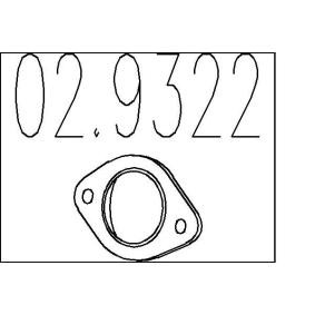 Dichtung, Abgasrohr 02.9322