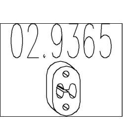 Köp Gummibuffert, ljuddämopare av MTS 02.9365 till det låga priset 58,57 kr