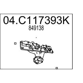 Kjøp Eksosrør av MTS 04.C117393K til den lave prisen 3769,54 NOK