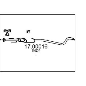 Achetez des Filtre à particules MTS 17.00016 à prix pour 550,61 €