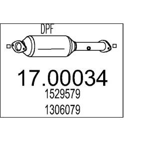 Köp Partikelfilter (DPF) av MTS 17.00034 till det låga priset 5428,80 kr